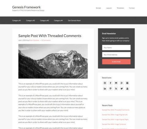 Genesis-WordPress theme